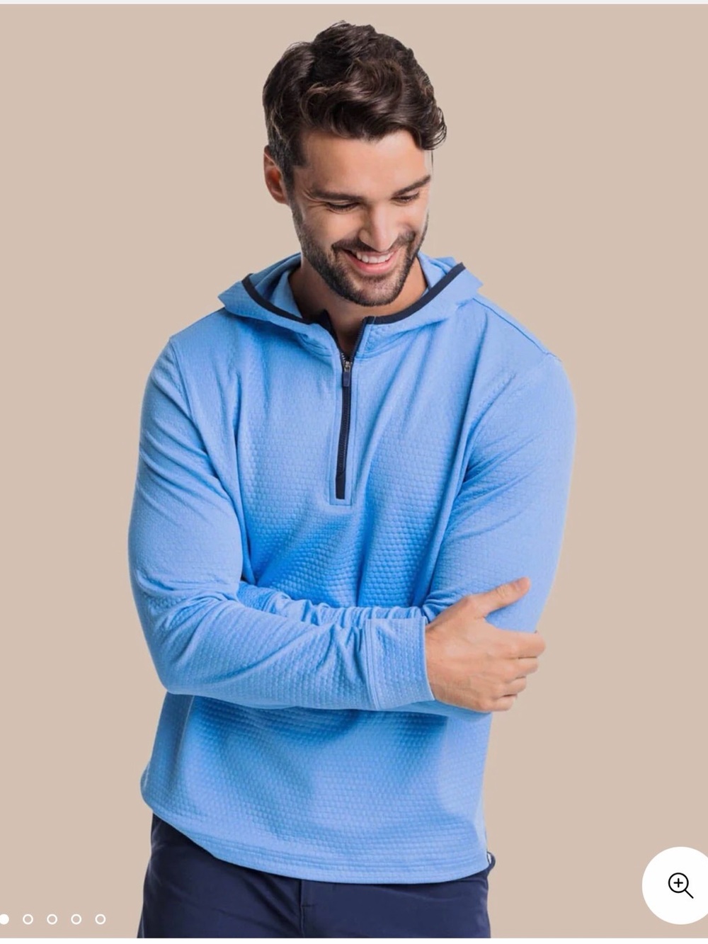 NWT Southern Tide Scuttle Performance Quarter zip Hoodie L